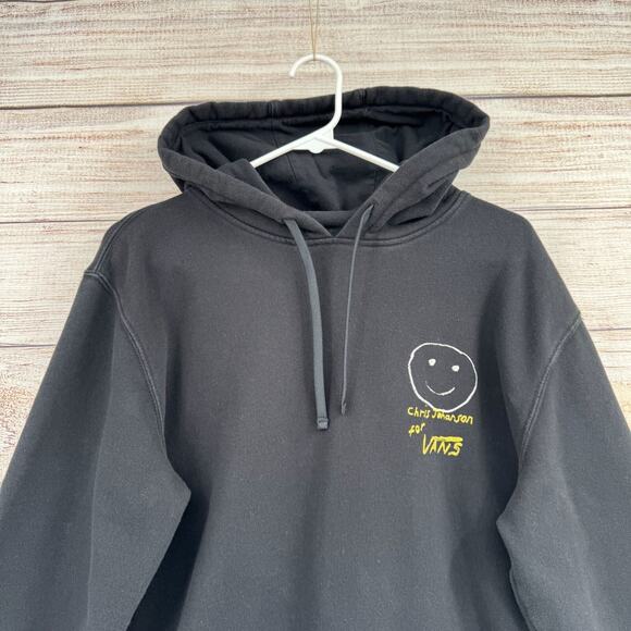 Vans x Chris Johnson Hoodie Sweatshirt Adult Size Medium Black - Picture 3 of 13